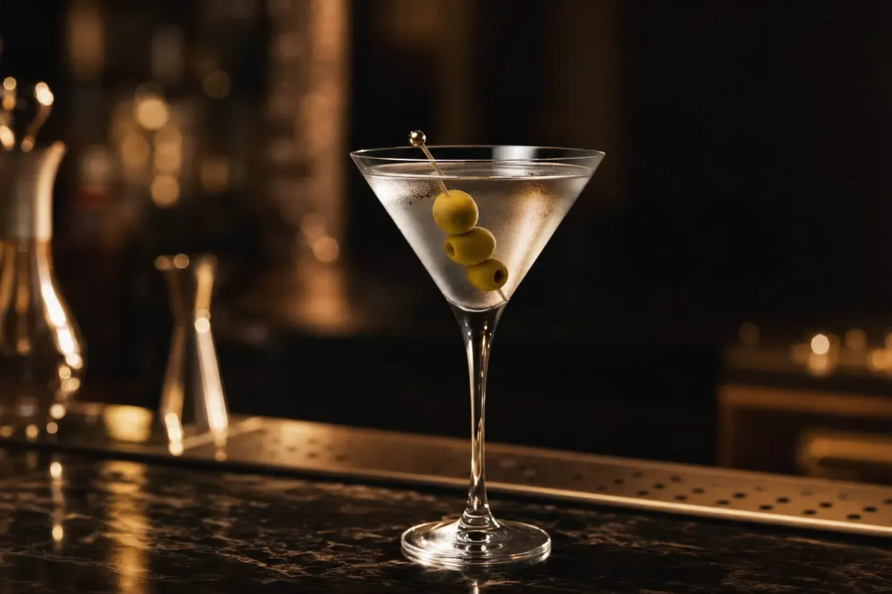 Dry Martini koktél