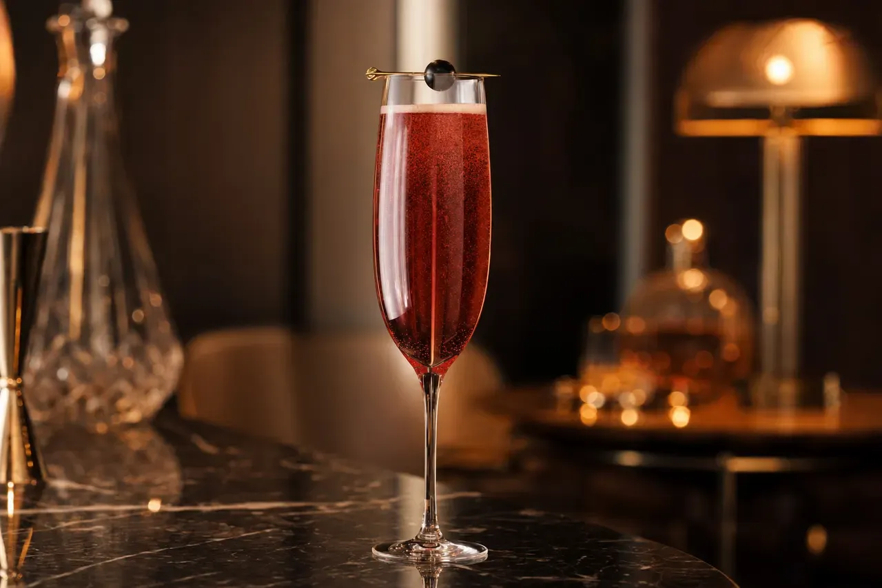 Kir Royal koktél