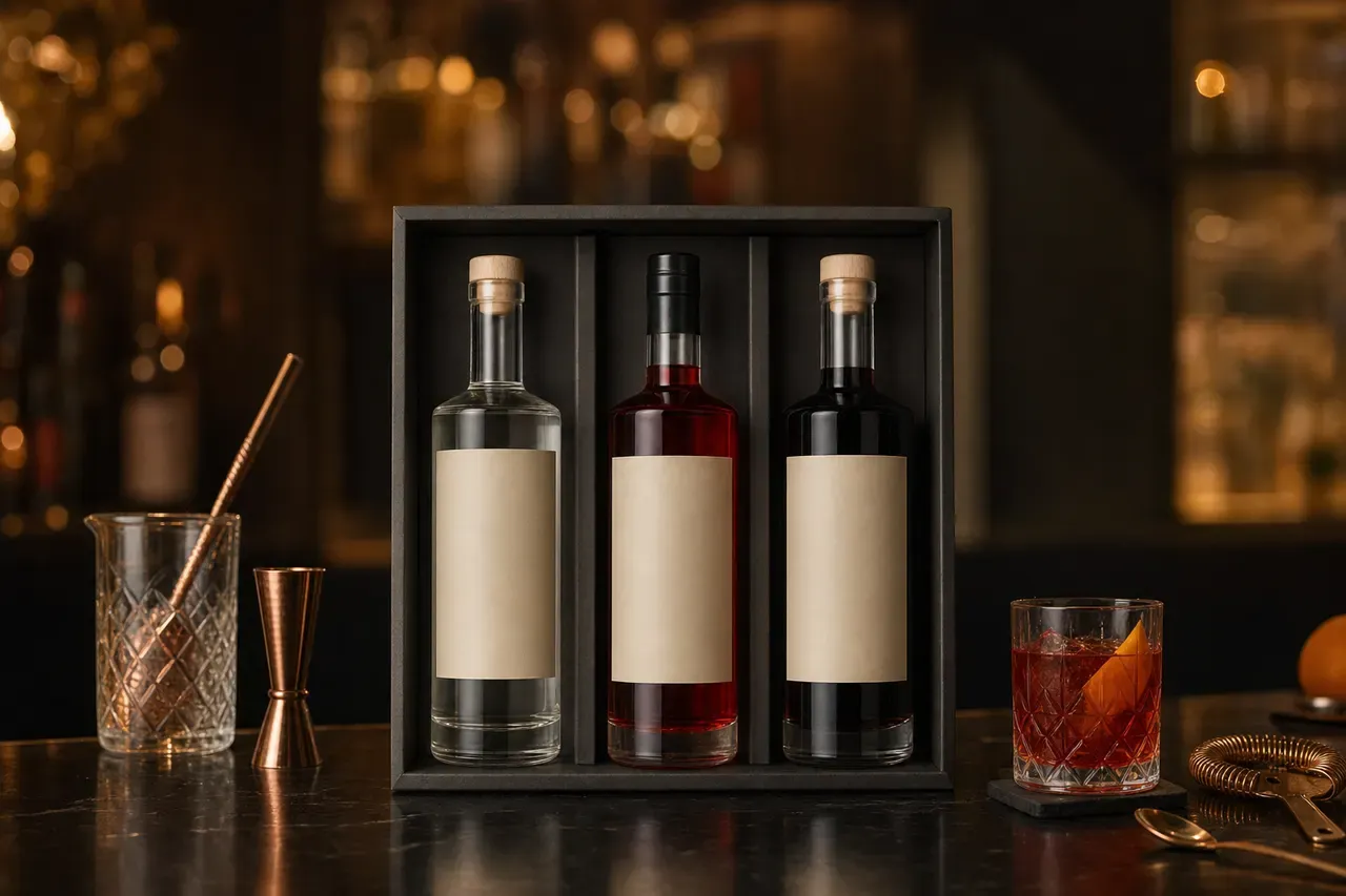Negroni koktélszett
