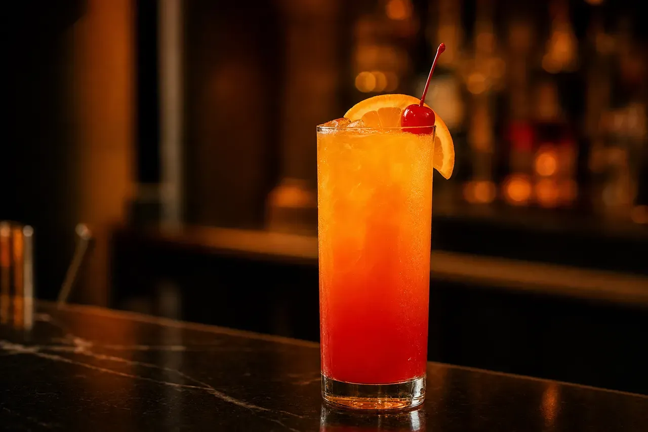 Tequila Sunrise koktél